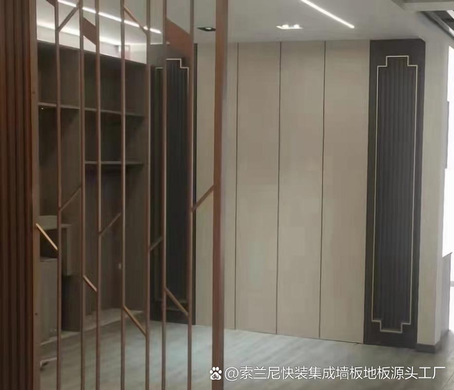 再装修就找索兰尼源头工厂提供防水无醛快装集成墙板地板木饰面不含